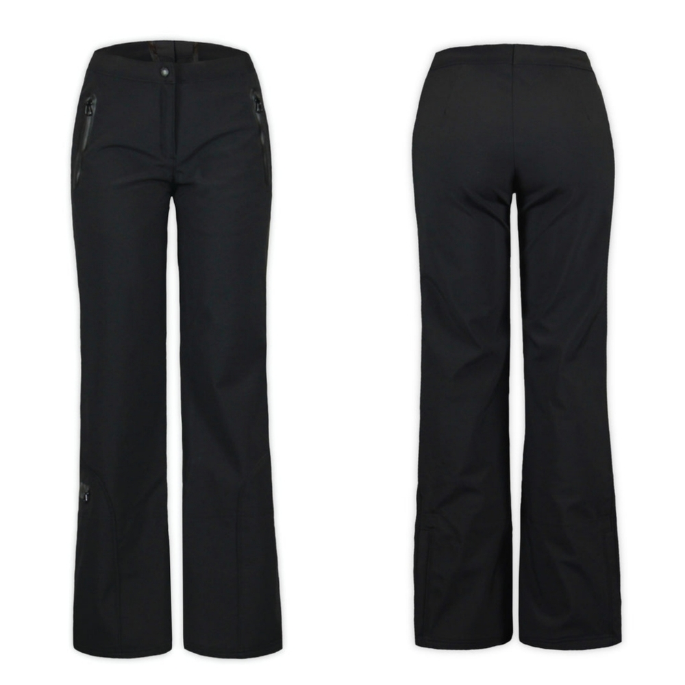 Afrc Boulder Gear Tech Soft Shell Fleece-Lined Ski Snow Black Pants Size 6